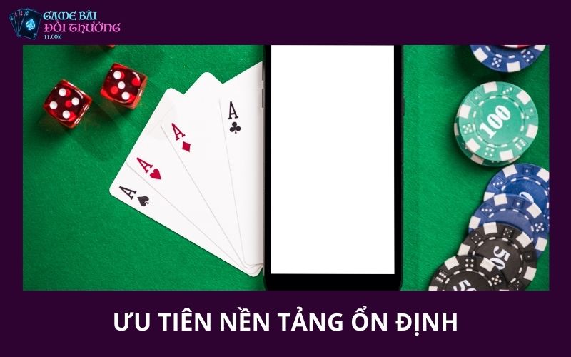 Ưu tiên nền tảng có thanh khoản ổn định